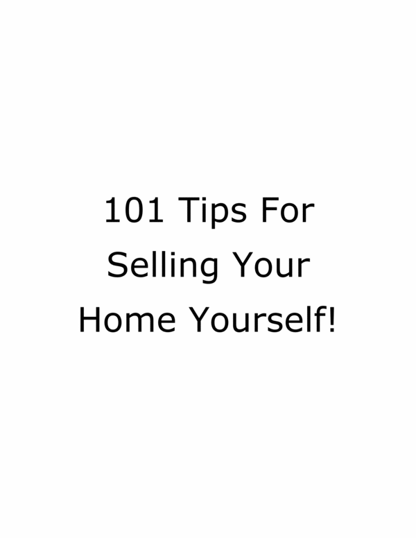 Product picture 101 Tips for Selling Your Home
