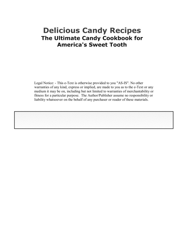 Product picture 334 Mouth Watering Candy Recipes